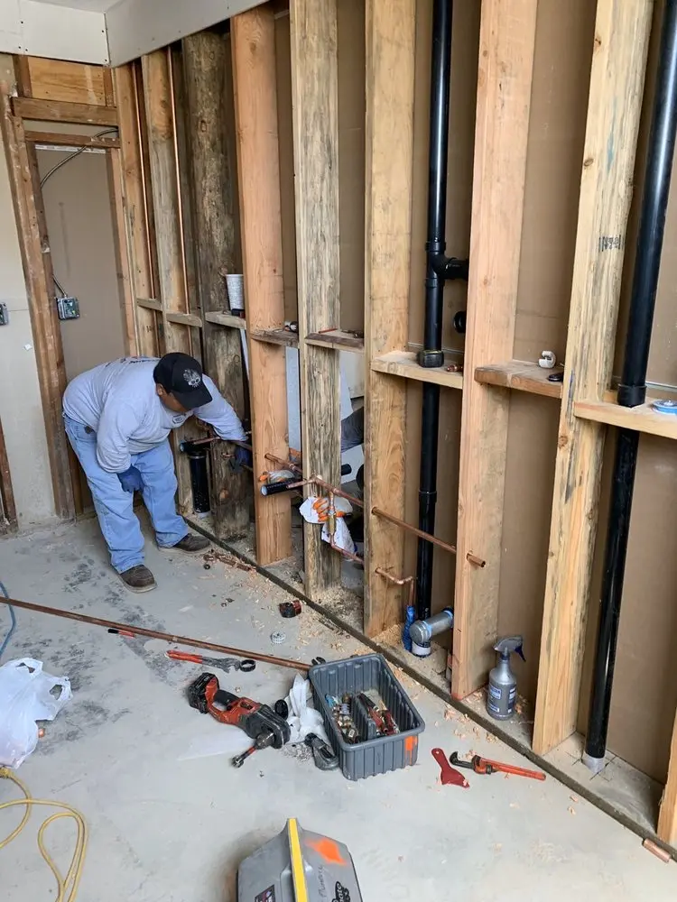 Commercial rough-in plumbing for Gas Line Repair in Rickenbach